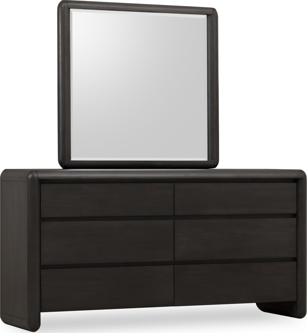 Wexford Beveled Glass Wall or Dresser Mirror in Jaguar - View 4