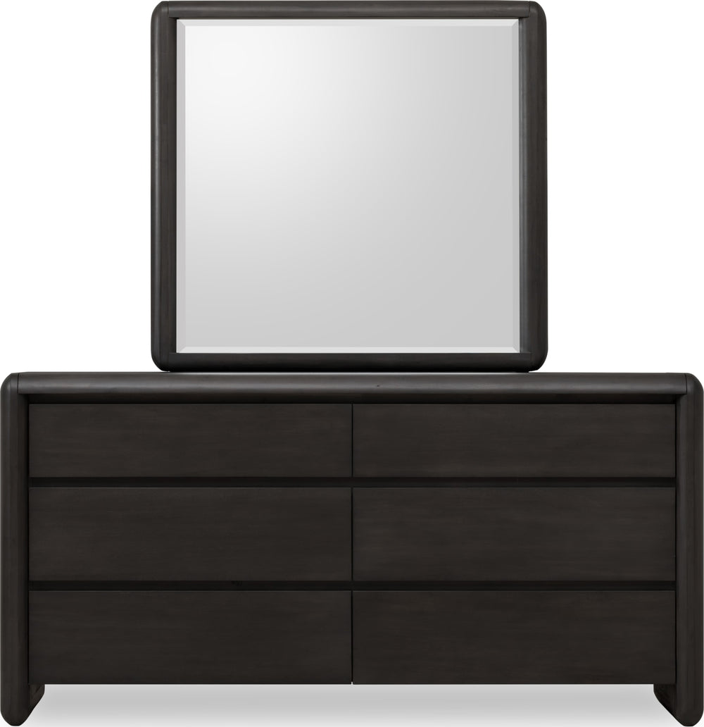 Wexford Beveled Glass Wall or Dresser Mirror in Jaguar - View 5