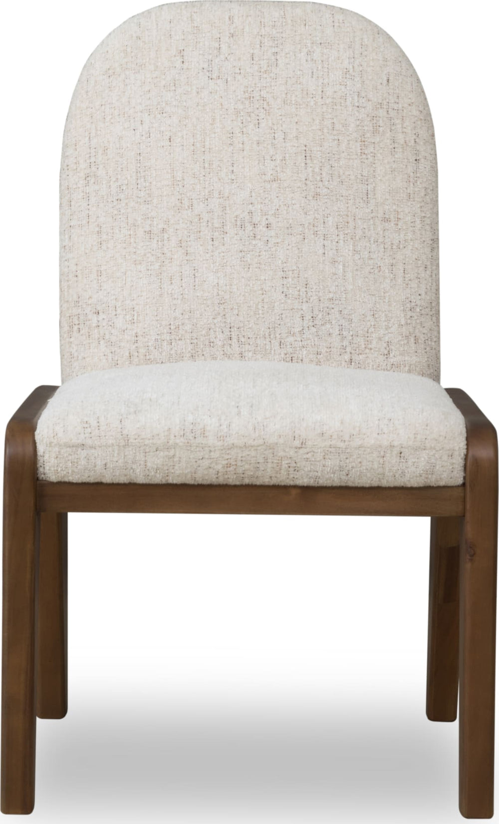 Wexford Chenille Upholstered Dining Chair in Chinchilla and Impala - View 2