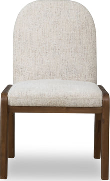 Wexford Chenille Upholstered Dining Chair in Chinchilla and Impala - View 2