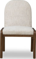 Wexford Chenille Upholstered Dining Chair in Chinchilla and Impala