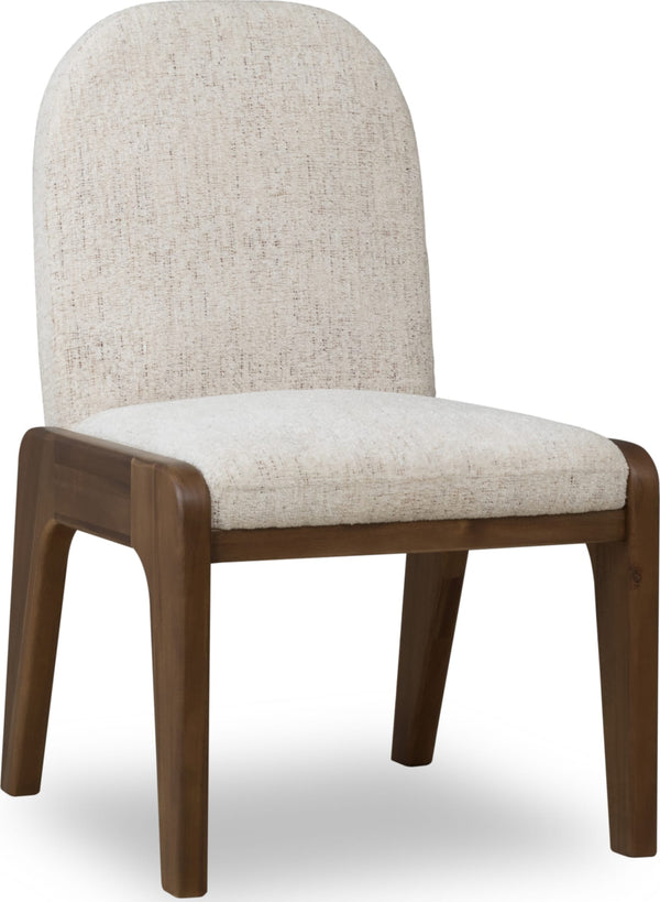 Wexford Chenille Upholstered Dining Chair in Chinchilla and Impala - View 3