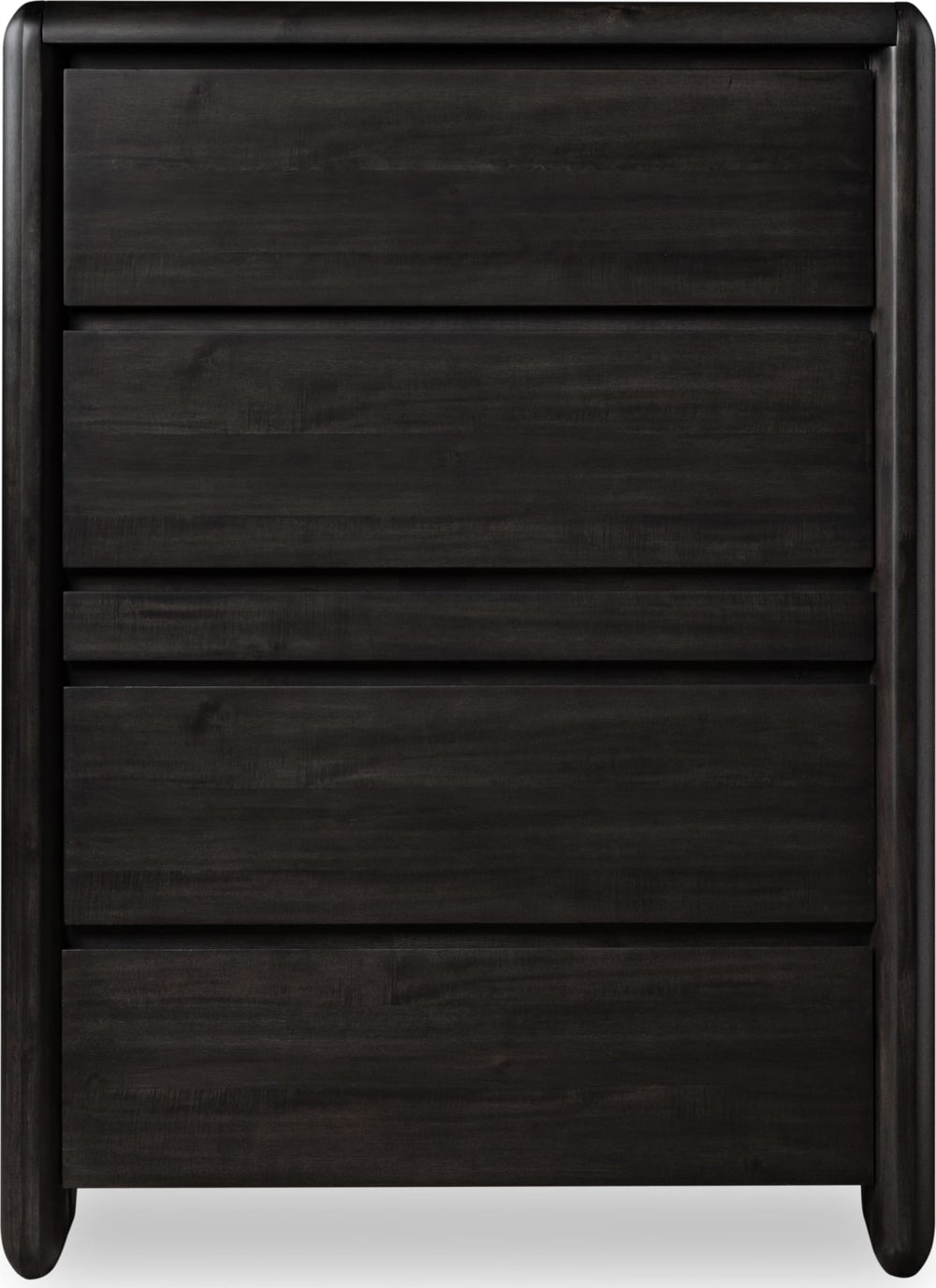 Wexford Five Drawer Acacia Wood Chest with Jewelry Tray in Jaguar - View 4
