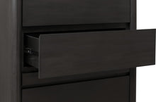 Wexford Five Drawer Acacia Wood Chest with Jewelry Tray in Jaguar - View 6