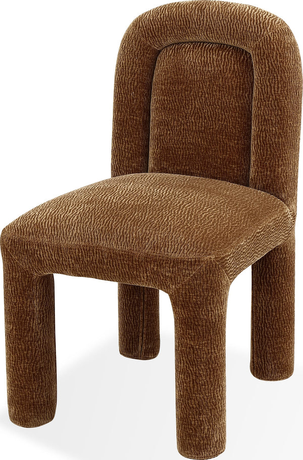Xolani Fully Upholstered Dining Chair in Amber Sand Chenille alternate view