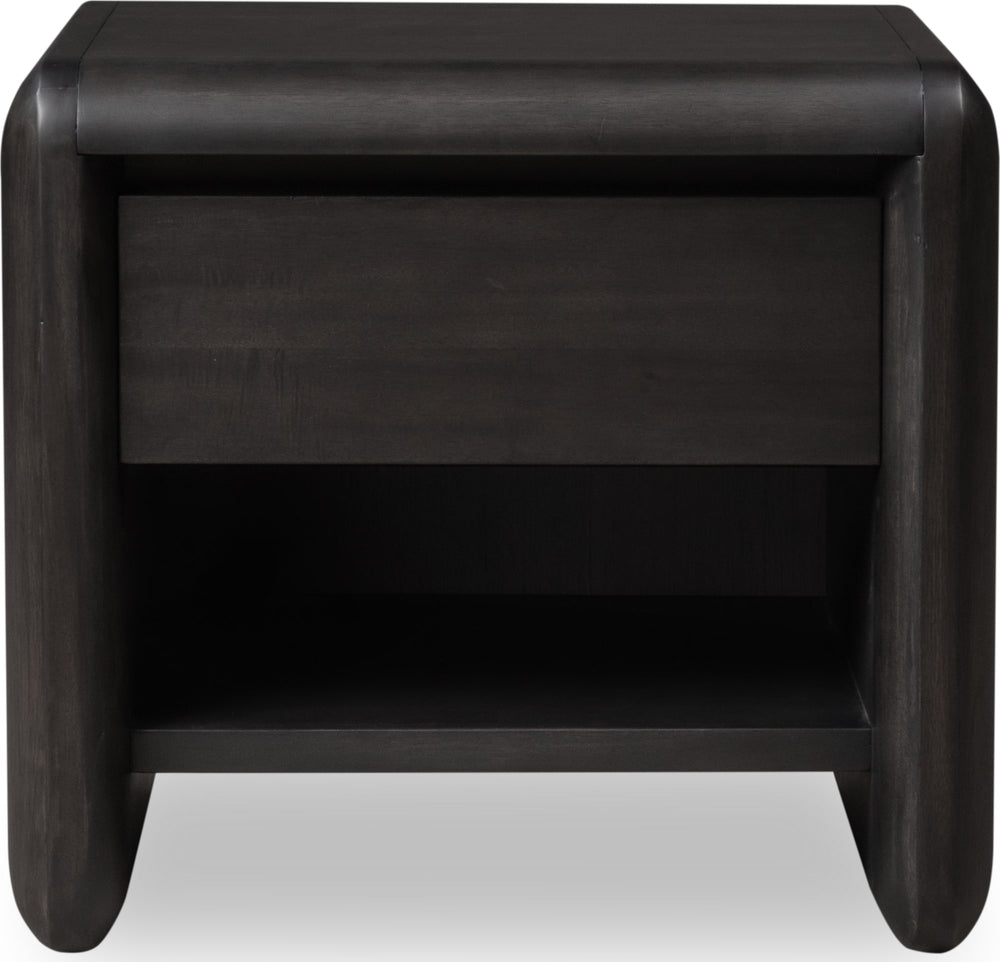 Wexford One Drawer Acacia Wood Nightstand in Jaguar - View 2