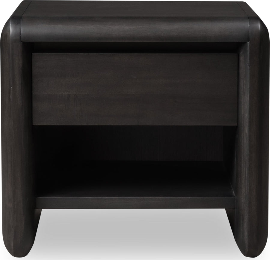 Wexford One Drawer Acacia Wood Nightstand in Jaguar - View 2