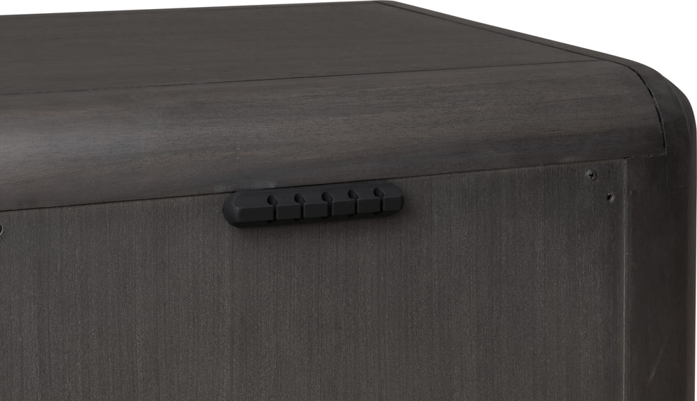 Wexford One Drawer Acacia Wood Nightstand in Jaguar - View 9
