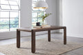 Wexford Rectangular Acacia Wood Leg Table in Impala