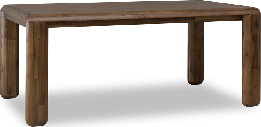 Wexford Rectangular Acacia Wood Leg Table in Impala - View 2
