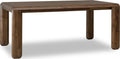 Wexford Rectangular Acacia Wood Leg Table in Impala