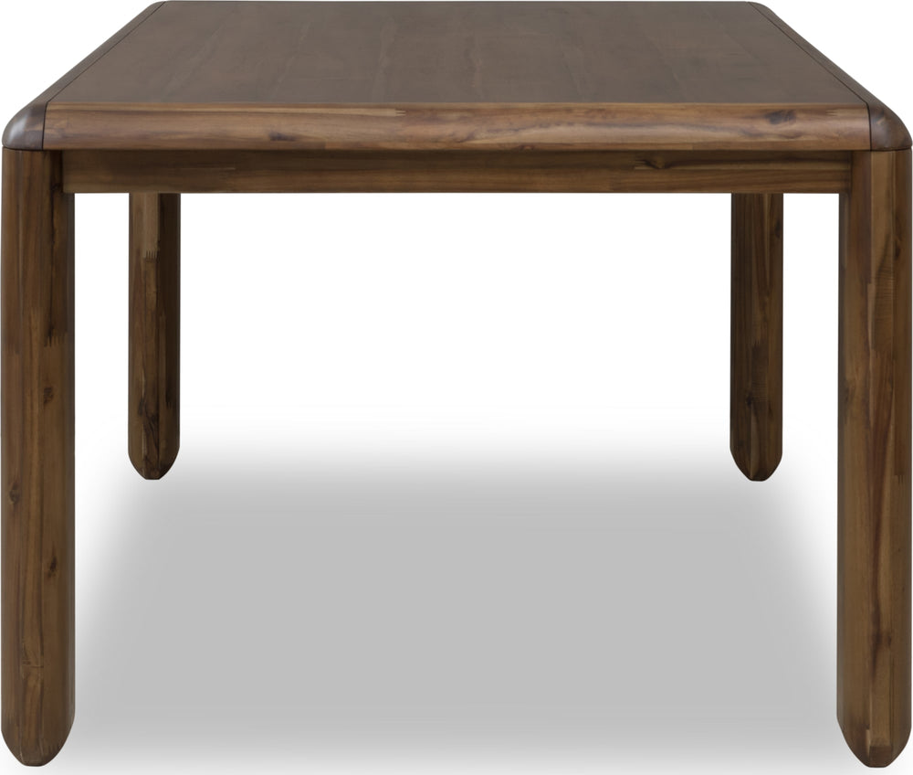 Wexford Rectangular Acacia Wood Leg Table in Impala - View 4