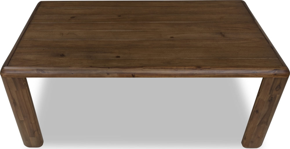 Wexford Rectangular Acacia Wood Leg Table in Impala - View 5