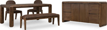 Wexford Rectangular Acacia Wood Leg Table in Impala - View 8