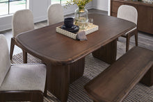 Wexford Rectangular Acacia Wood Pedestal Table in Impala - View 2