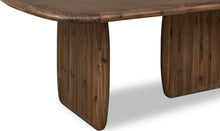Wexford Rectangular Acacia Wood Pedestal Table in Impala - View 7