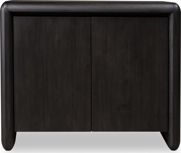 Wexford Two Door Acacia Wood Cabinet in Jaguar alternate view