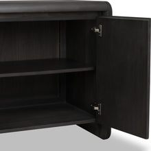 Wexford Two Door Acacia Wood Cabinet in Jaguar - View 5