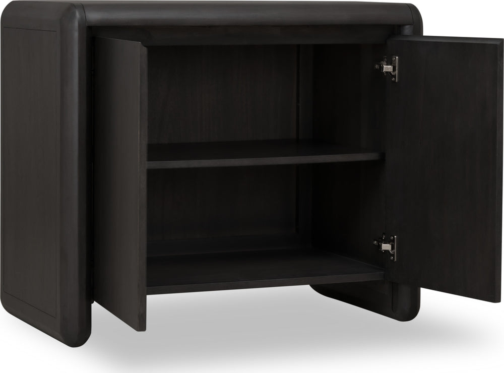Wexford Two Door Acacia Wood Cabinet in Jaguar - View 6