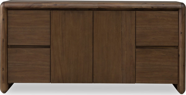 Wexford Two Door Four Drawer Acacia Wood Sideboard in Impala alternate view
