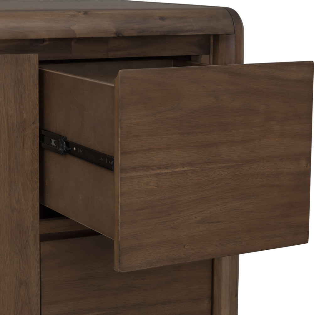 Wexford Two Door Four Drawer Acacia Wood Sideboard in Impala - View 7