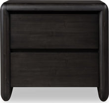 Wexford Two Drawer Acacia Wood Nightstand in Jaguar - View 3