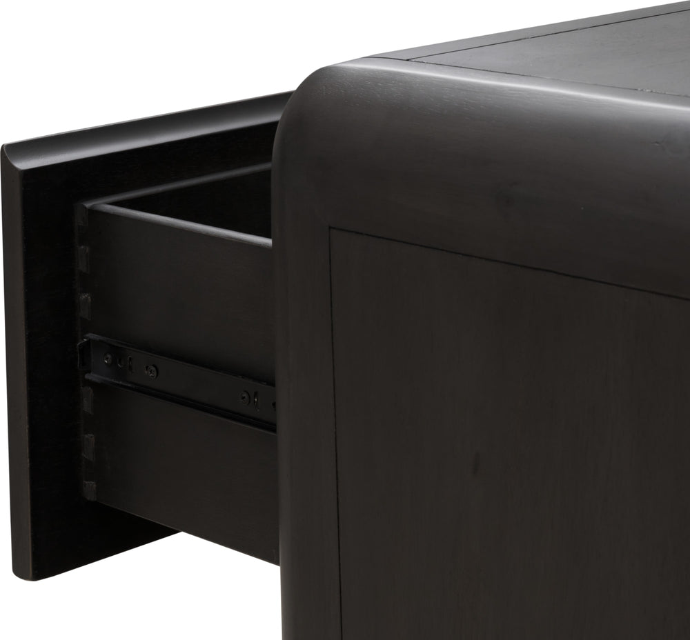 Wexford Two Drawer Acacia Wood Nightstand in Jaguar - View 7