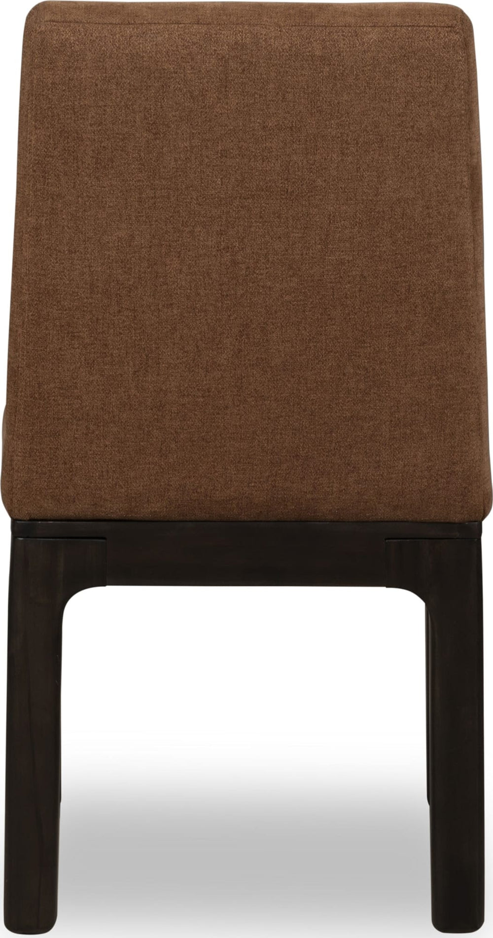 Zermatt Chenille Upholstered Acacia Wood Dining Chair in Pineapple and Jaguar - View 6