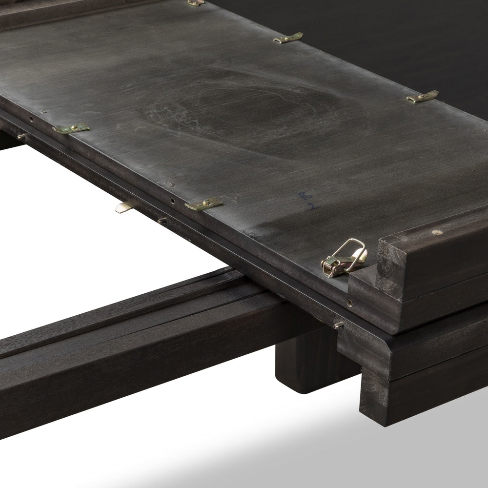 Zermatt Extendable Acacia Wood Dining Table in Jaguar - View 8