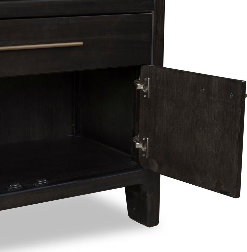 Zermatt Four Door Two Drawer Acacia Wood Sideboard in Jaguar - View 8