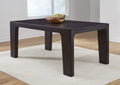 Zermatt Rectangular Acacia Wood Dining Table in Jaguar