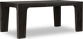 Zermatt Rectangular Acacia Wood Dining Table in Jaguar