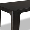 Zermatt Rectangular Acacia Wood Dining Table in Jaguar