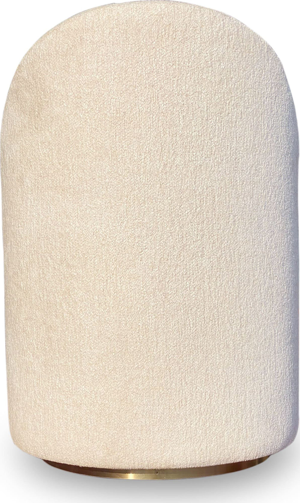 Zinnia Fully Upholstered Swivel Chair in Dune Chenille - View 7