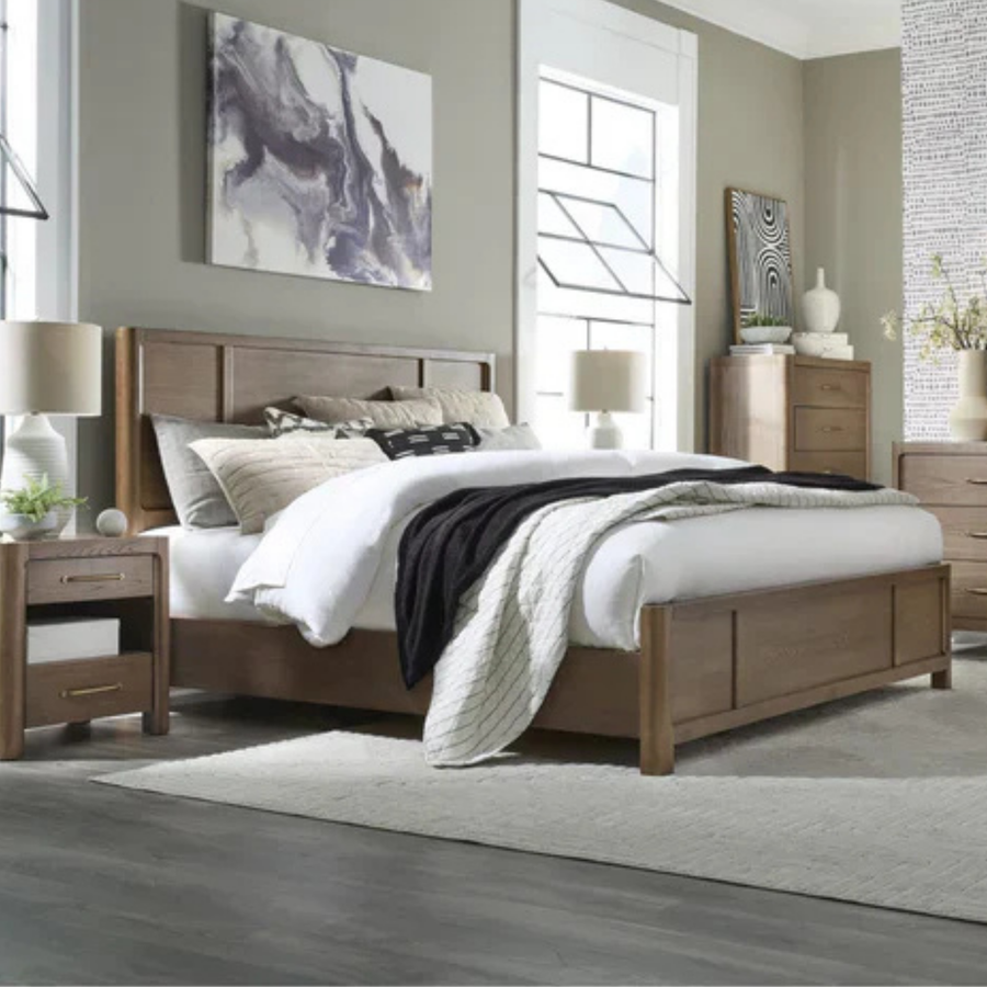 Morrison Wd Queen Bed - Claystn Complete Room