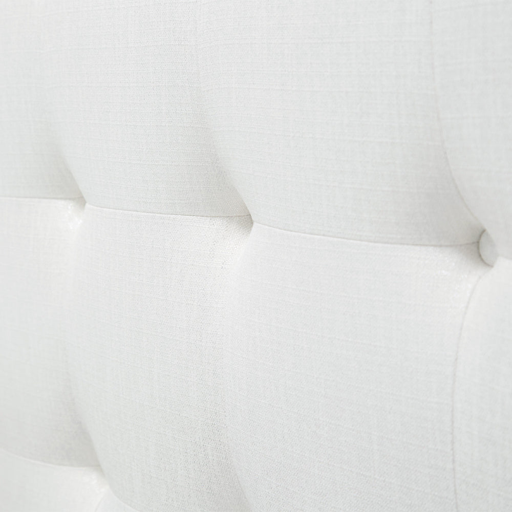 Tower Cloud Queen Panel White Bed