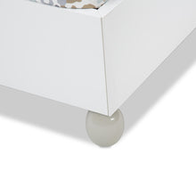 Tower Cloud Queen Panel White Bed