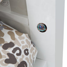 Tower Cloud Queen Panel White Bed