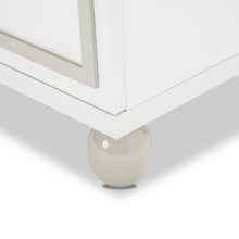 Tower Cloud White Nightstand