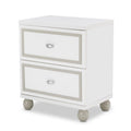 Tower Cloud White Nightstand