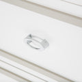 Tower Cloud White Nightstand