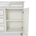 Tower Cloud White Dresser With Mirror
