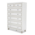Tower Cloud White 7-Drawer Chest