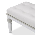 Tower Cloud White Bedside Bench