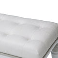Tower Cloud White Bedside Bench