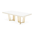 Golden Palm Rectangular Dining Table