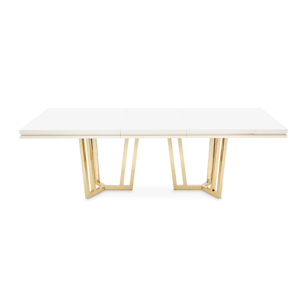 Golden Palm Rectangular Dining Table
