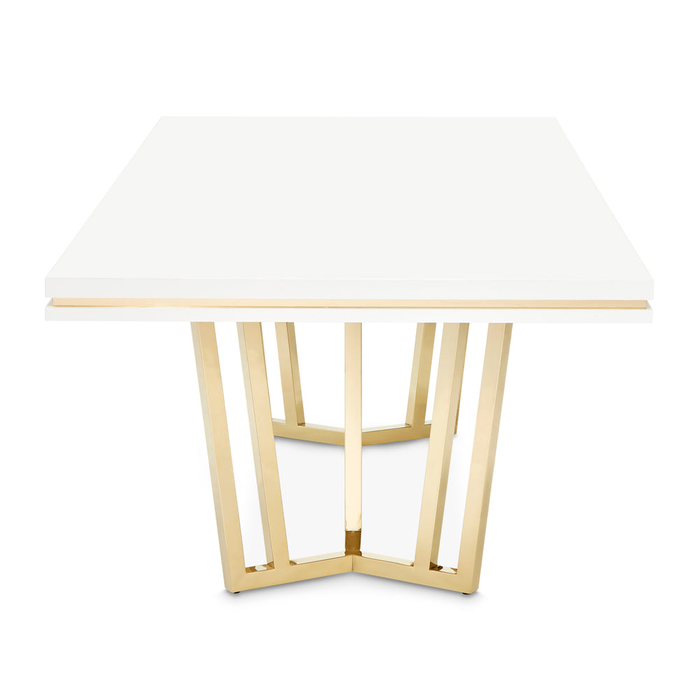 Golden Palm Rectangular Dining Table