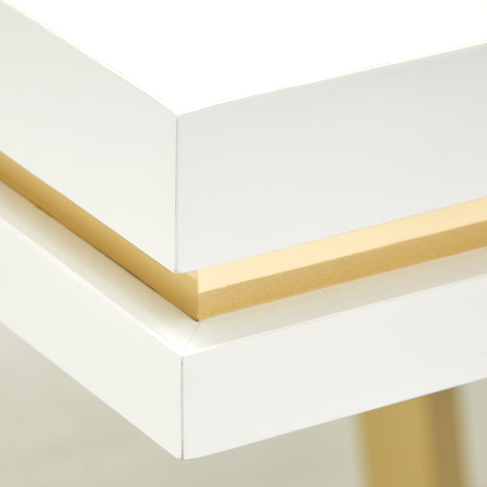 Golden Palm Rectangular Dining Table