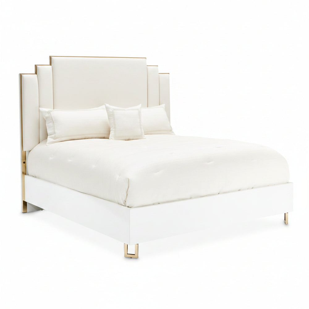 Golden Palm Queen Platform Bed